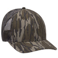 OTTO CAP® 171-1292  -  Mossy Oak Camouflage Superior Polyester Twill 6 Panel Low Profile Mesh Back Trucker Hat