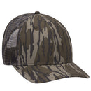 OTTO CAP® 171-1292  -  Mossy Oak Camouflage Superior Polyester Twill 6 Panel Low Profile Mesh Back Trucker Hat
