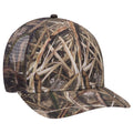 OTTO CAP® 171-1292  -  Mossy Oak Camouflage Superior Polyester Twill 6 Panel Low Profile Mesh Back Trucker Hat