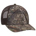 OTTO CAP® 171-1293  - Mossy Oak Camouflage 6 Panel Low Profile Mesh Back Trucker Hat