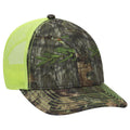 OTTO CAP® 171-1293  - Mossy Oak Camouflage 6 Panel Low Profile Mesh Back Trucker Hat