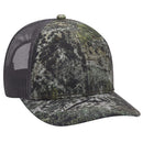 OTTO CAP® 171-1293  - Mossy Oak Camouflage 6 Panel Low Profile Mesh Back Trucker Hat
