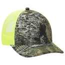 OTTO CAP® 171-1293  - Mossy Oak Camouflage 6 Panel Low Profile Mesh Back Trucker Hat