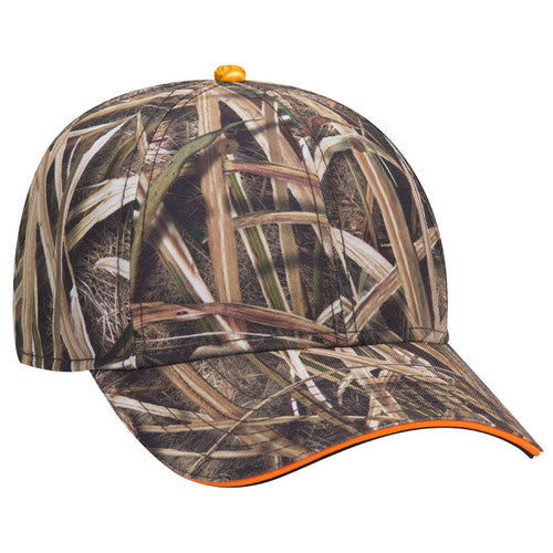 OTTO CAP® 171-1294 - Mossy Oak Camouflage Sandwich Visor 6 Panel Low Profile Baseball Cap