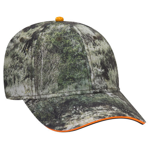 OTTO CAP® 171-1294 - Mossy Oak Camouflage Sandwich Visor 6 Panel Low Profile Baseball Cap