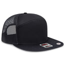 OTTO CAP® 172-1298 - OTTO SNAP 7 Panel Pro Style Mesh Back Trucker Snapback Hat
