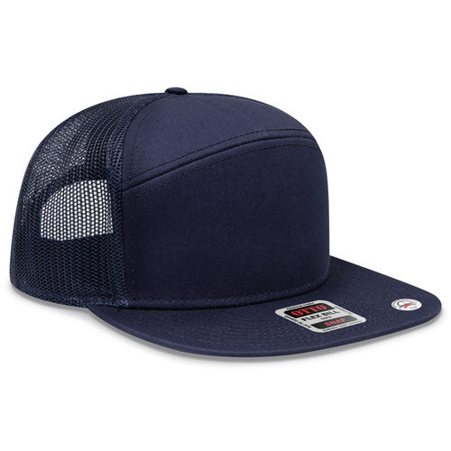 OTTO CAP® 172-1298 - OTTO SNAP 7 Panel Pro Style Mesh Back Trucker Snapback Hat