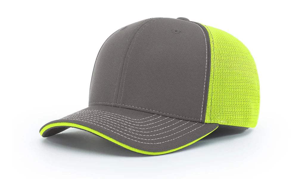 Richardson 172 Pulse Sportmesh R-Flex Trucker Hat – Performance Mesh-Back Stretch-Fit Cap