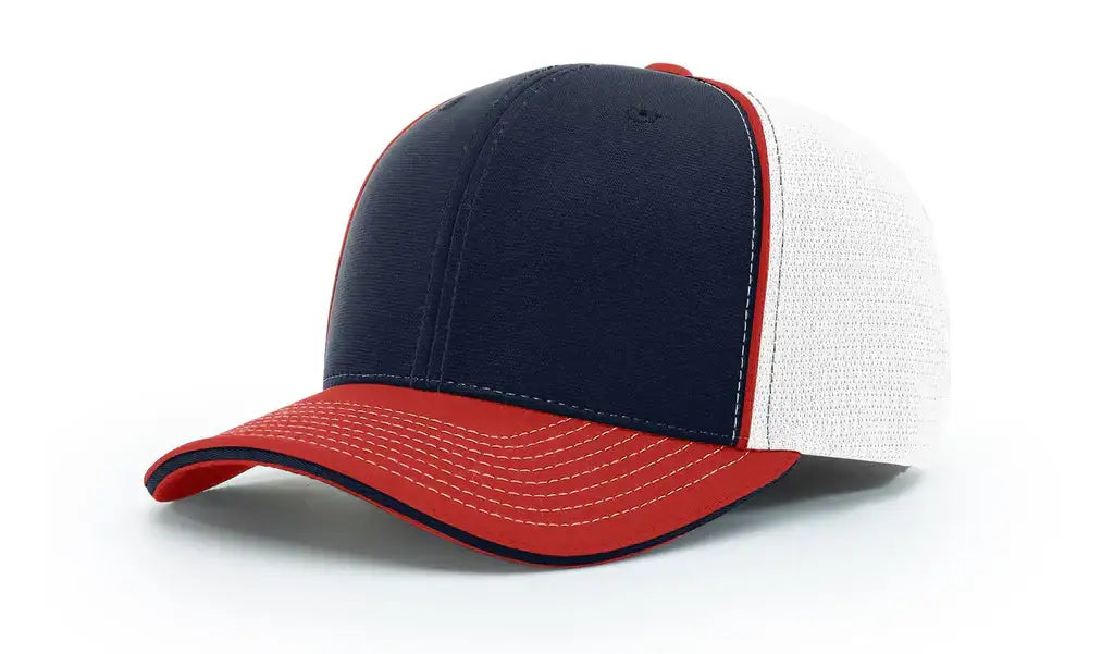 Richardson 172 Pulse Sportmesh R-Flex Trucker Hat – Performance Mesh-Back Stretch-Fit Cap
