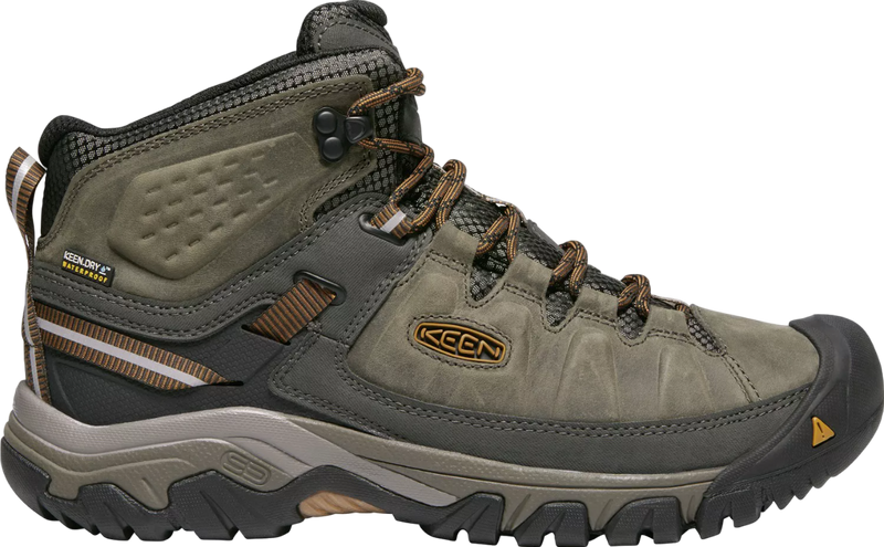 Keen Men's Targhee III Mid Waterproof Rugged Keen All-terrain Hiking Boots