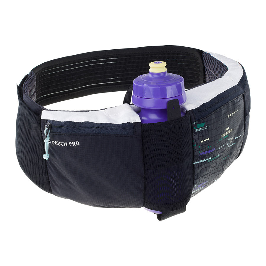 EVOC Hip Pouch Pro 1.5L Bag + Drink Bottle - Compact Hip Pack for Essential Gear on Rides