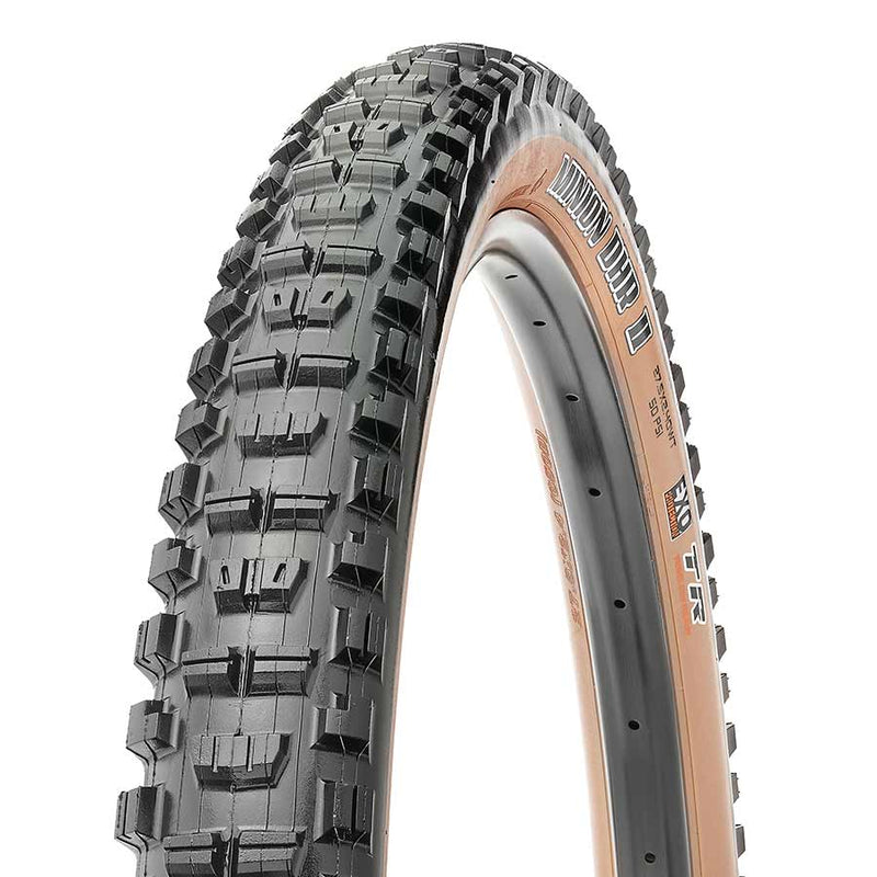 Maxxis Minion DHR2 MTB Dual Compound Tubeless Ready Folding Tire | Unmatched Cornering and Control for Aggressive Trail Riding