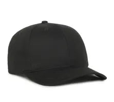 Outdoor Cap AM‑102 - Pro‑Round Structured Cotton‑Twill Cap with Slight Pre‑Curved Visor
