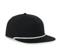 Outdoor Cap AR‑100 – Unstructured 5‑Panel Camper‑Shape Polyester‑Spandex Cap with Flat Visor and Interchangeable Cords