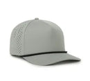 Outdoor Cap AR‑200 - High‑Crown Structured Anyrope Perforated 5‑Panel Cap with Flat Visor and Interchangeable Cords