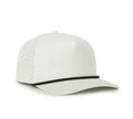 Outdoor Cap AR‑200 - High‑Crown Structured Anyrope Perforated 5‑Panel Cap with Flat Visor and Interchangeable Cords