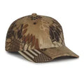 Outdoor Cap CWFF‑305 – Pro‑Mid Crown Structured Canvas Camo Cap with Pre‑Curved Visor and Tuck Strap