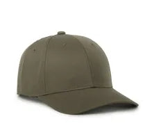 Outdoor Cap FLX672‑E – Mid‑Crown Structured Recycled OCflx Cap with Slight Pre‑Curved Visor and Snap Closure