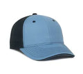 Outdoor Cap GWT‑101M – Mid‑to‑Low Crown Structured Garment‑Washed Mesh‑Back Cap