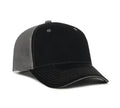 Outdoor Cap GWT‑101M – Mid‑to‑Low Crown Structured Garment‑Washed Mesh‑Back Cap