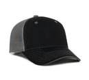Outdoor Cap GWT‑101M – Mid‑to‑Low Crown Structured Garment‑Washed Mesh‑Back Cap