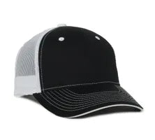 Outdoor Cap GWT‑101M – Mid‑to‑Low Crown Structured Garment‑Washed Mesh‑Back Cap
