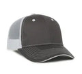 Outdoor Cap GWT‑101M – Mid‑to‑Low Crown Structured Garment‑Washed Mesh‑Back Cap