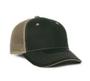 Outdoor Cap GWT‑101M – Mid‑to‑Low Crown Structured Garment‑Washed Mesh‑Back Cap