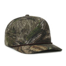 Outdoor Cap 550 Camo Performance 5-Panel Trucker Hat – High Crown Structured Cap with Moisture-Wicking Sweatband & Visor Cord