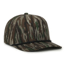 Outdoor Cap 550 Camo Performance 5-Panel Trucker Hat – High Crown Structured Cap with Moisture-Wicking Sweatband & Visor Cord