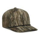 Outdoor Cap 551 Camo Perforated 5-Panel Trucker Hat – High Crown, Structured Polyester Camo Cap with Moisture-Wicking Sweatband