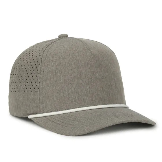 Outdoor Cap 551PF Performance Trucker Cap – High Crown Structured Hat with UPF 50+, Perforated Back Panels & Moisture-Wicking Sweatband