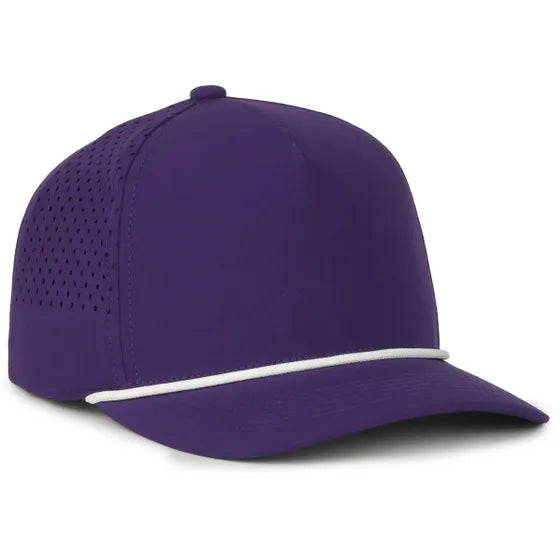 Outdoor Cap 551PF Performance Trucker Cap – High Crown Structured Hat with UPF 50+, Perforated Back Panels & Moisture-Wicking Sweatband
