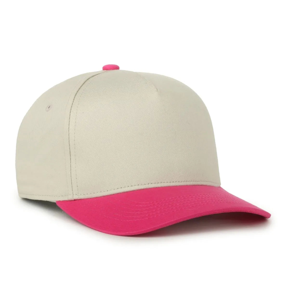 Outdoor Cap 560 Two-Tone 5-Panel Cap – High Crown, Structured Cotton Twill with Comfort Sweatband