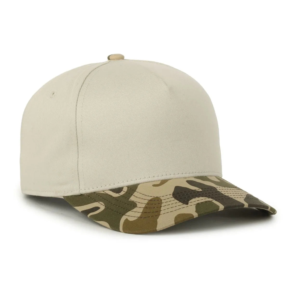 Outdoor Cap 560 Two-Tone 5-Panel Cap – High Crown, Structured Cotton Twill with Comfort Sweatband