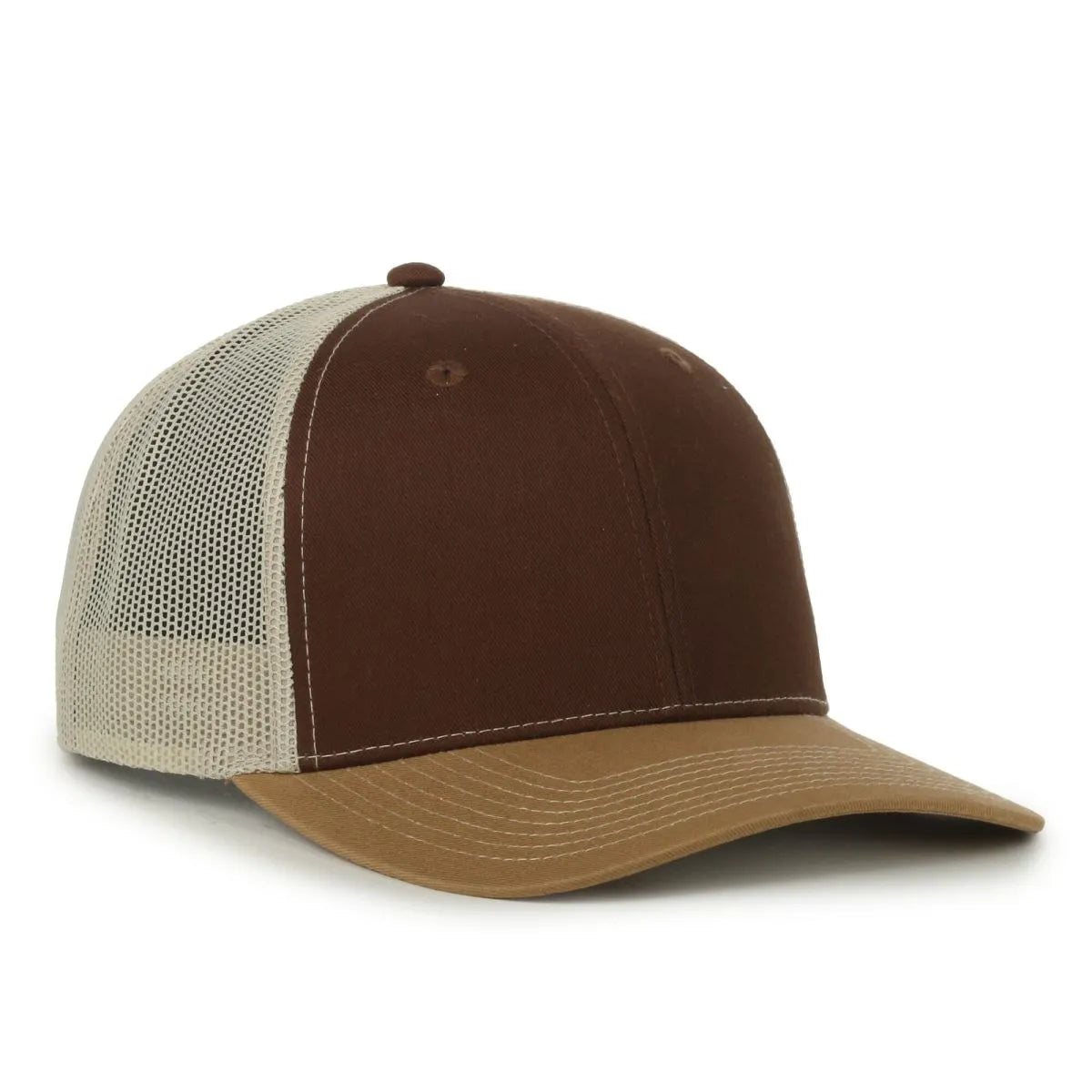 Outdoor Cap OC771 Premium Modern Trucker Cap – Pro Round Crown, Mesh Back, Structured Fit, Adjustable Snapback
