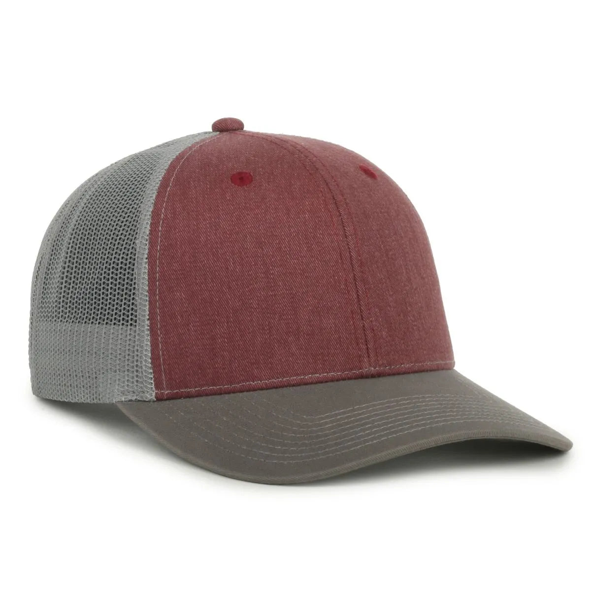 Outdoor Cap OC771 Premium Modern Trucker Cap – Pro Round Crown, Mesh Back, Structured Fit, Adjustable Snapback