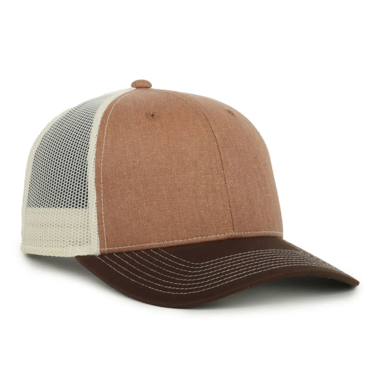 Outdoor Cap OC771 Premium Modern Trucker Cap – Pro Round Crown, Mesh Back, Structured Fit, Adjustable Snapback