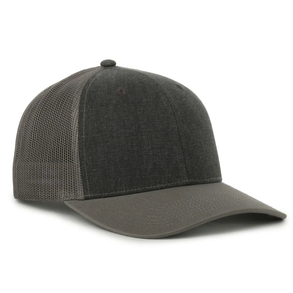 Outdoor Cap OC771 Premium Modern Trucker Cap – Pro Round Crown, Mesh Back, Structured Fit, Adjustable Snapback