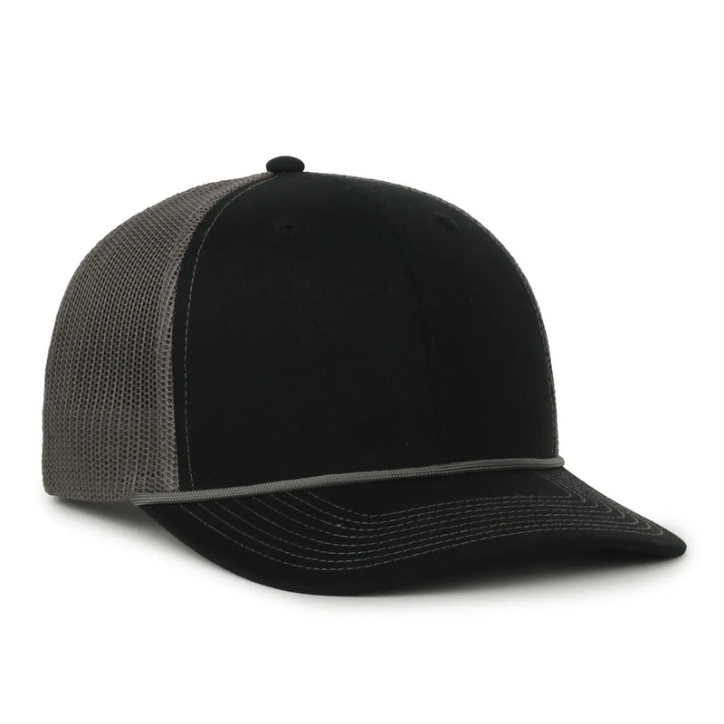 Outdoor Cap 771C Cord Premium Modern Trucker Cap – Pro Round Crown, Mesh Back, Chino Twill Front