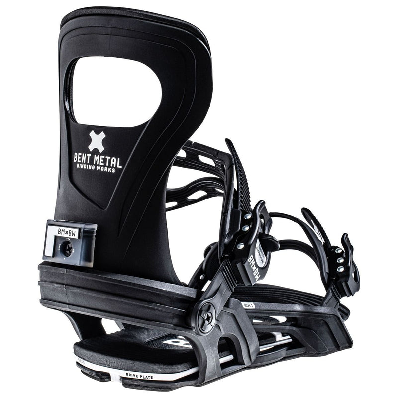 Bent Metal Bolt Snowboard Bindings - Men's 2025 | Features an easy-riding all-mountain flex and components tested by the team.