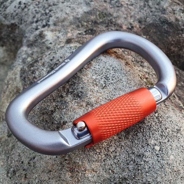 Black Diamond RockLock Twistlock Carabiner | High-Security, Versatile Climbing Accessory for All Adventures