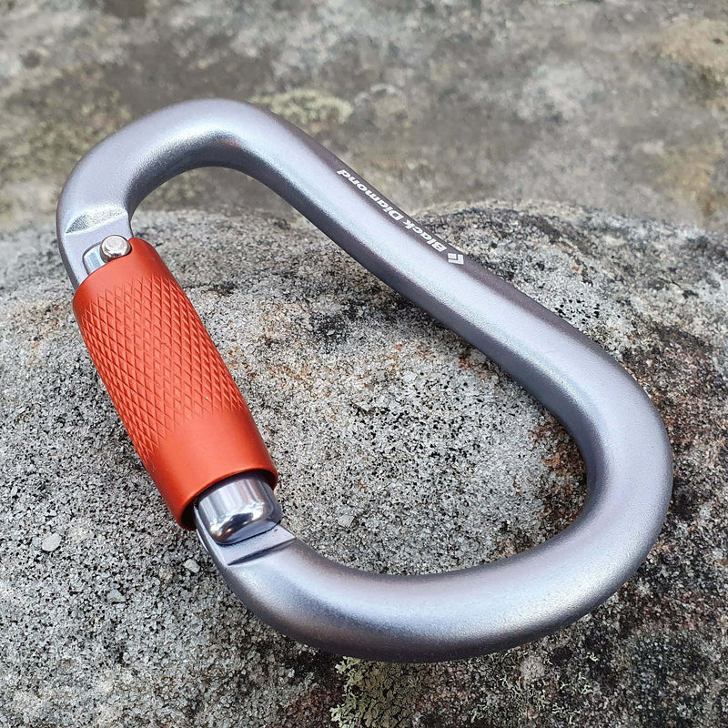 Black Diamond RockLock Twistlock Carabiner | High-Security, Versatile Climbing Accessory for All Adventures