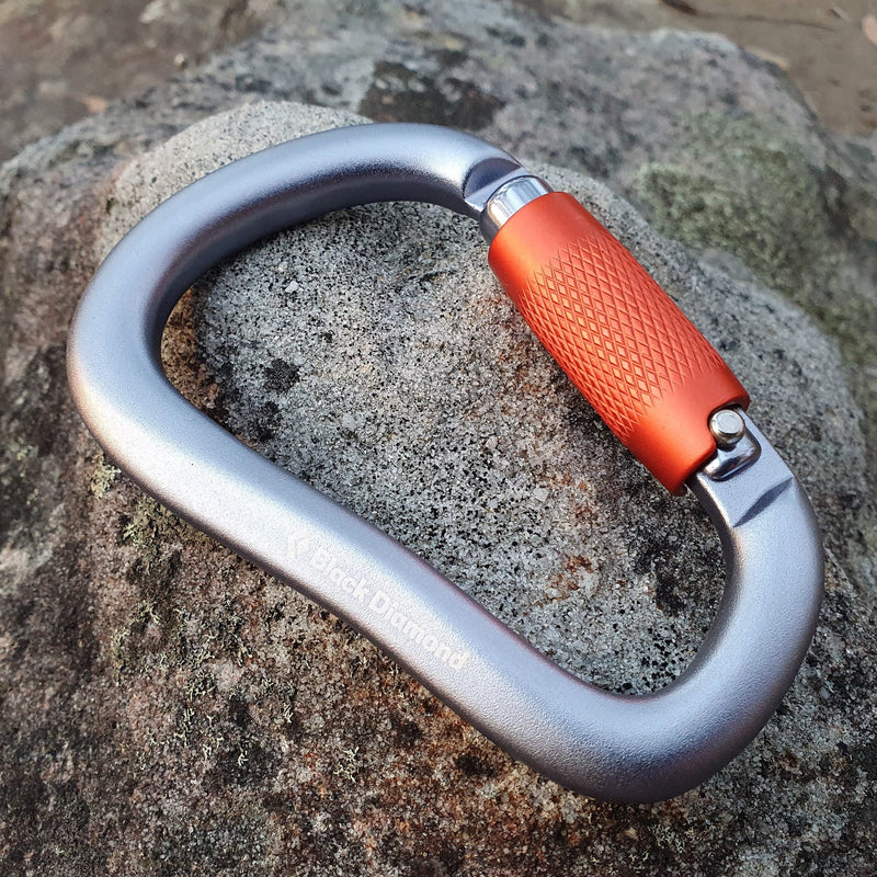 Black Diamond RockLock Twistlock Carabiner | High-Security, Versatile Climbing Accessory for All Adventures