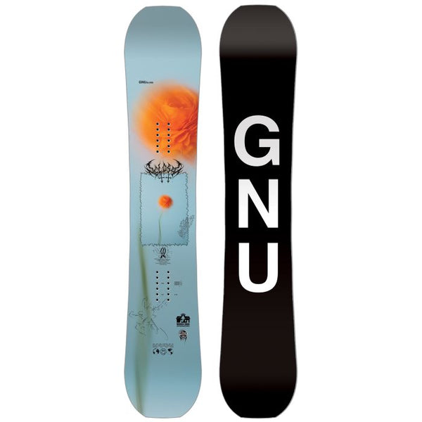 GNU Gloss Snowboard - Women's 2025 | Designed for playful park sessions and all-mountain freestyle action