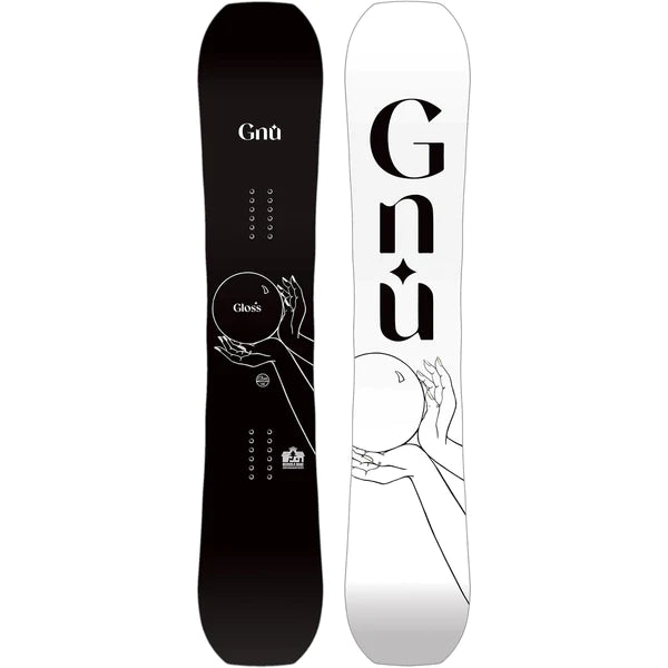 Gnu Gloss Snowboard (144cm, 148cm) 2024