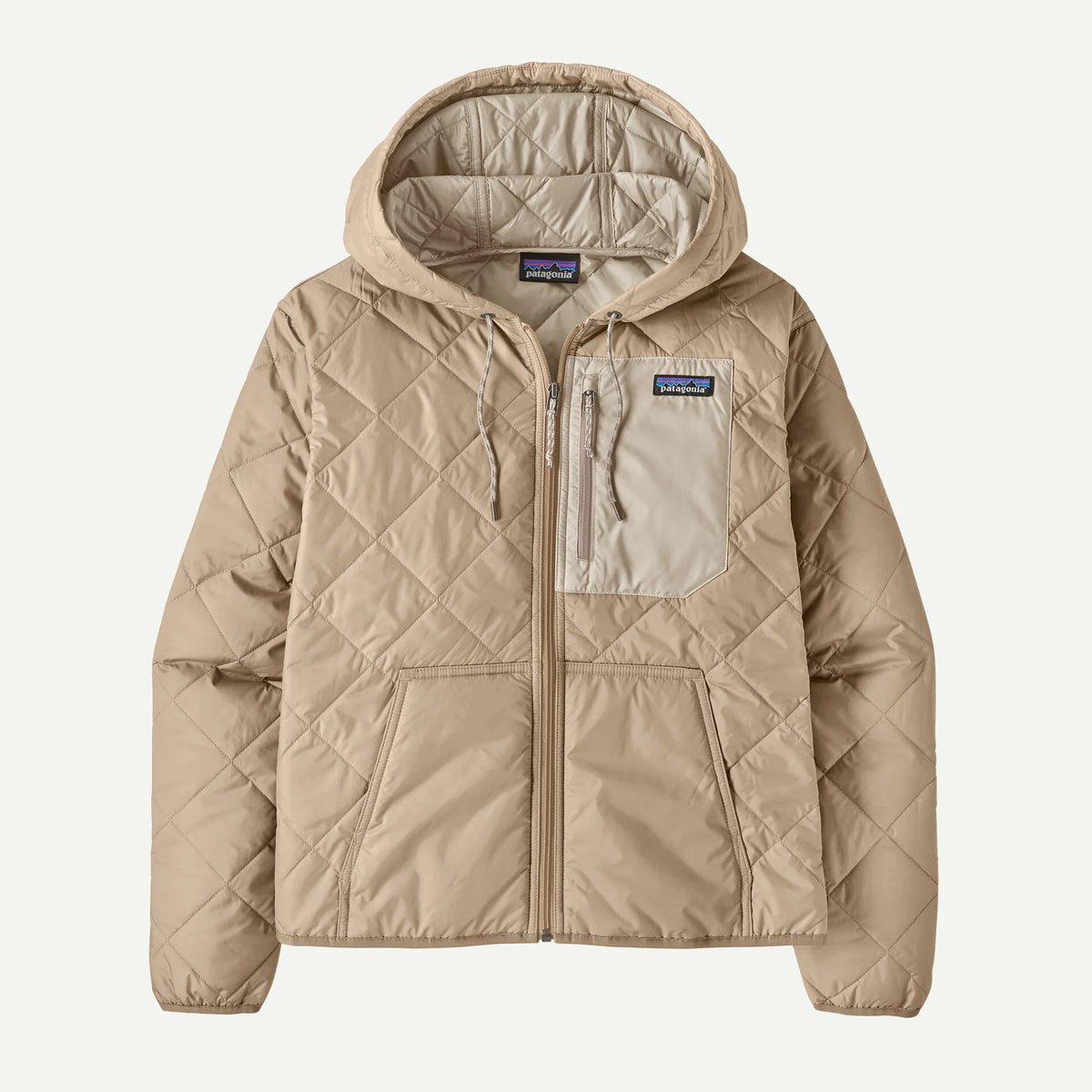 Patagonia Diamond Quilted Bomber Hoody - Women's - Recycled Quilted Fleece Bomber Jacket
