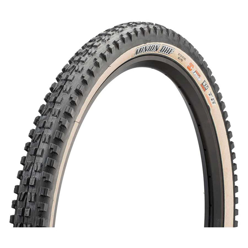 Maxxis Minion DHF MTB Dual Compound Tubeless Ready Folding Tire | Ultimate All-Terrain Tire for Versatile Mountain Biking Performance