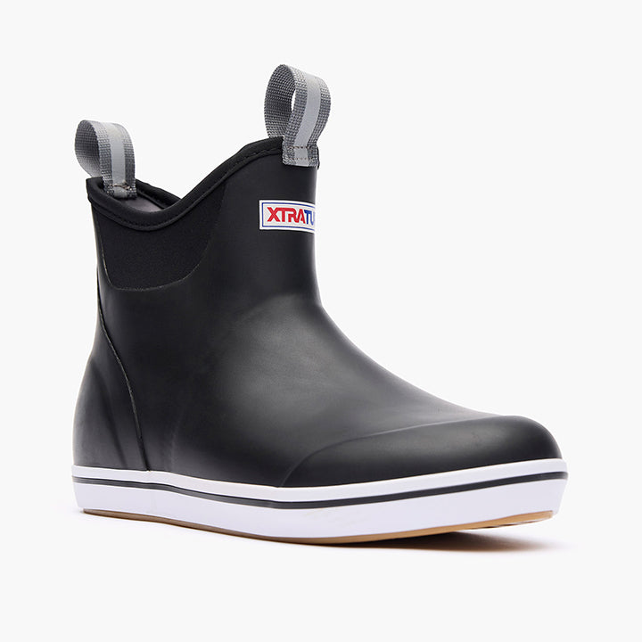 XtraTuf Men's 6in Ankle Deck Boots – Durable, Waterproof, All-Day Comfort and Performance