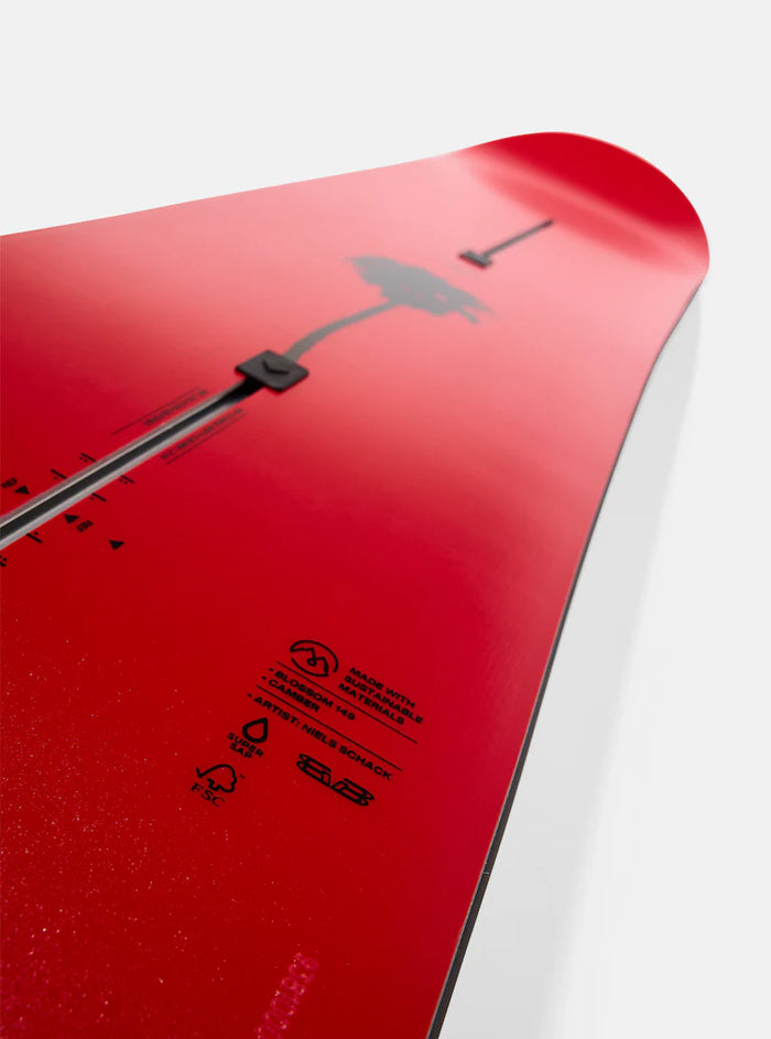 burton 13 snowboard red Burton Blossom Camber Snowboard